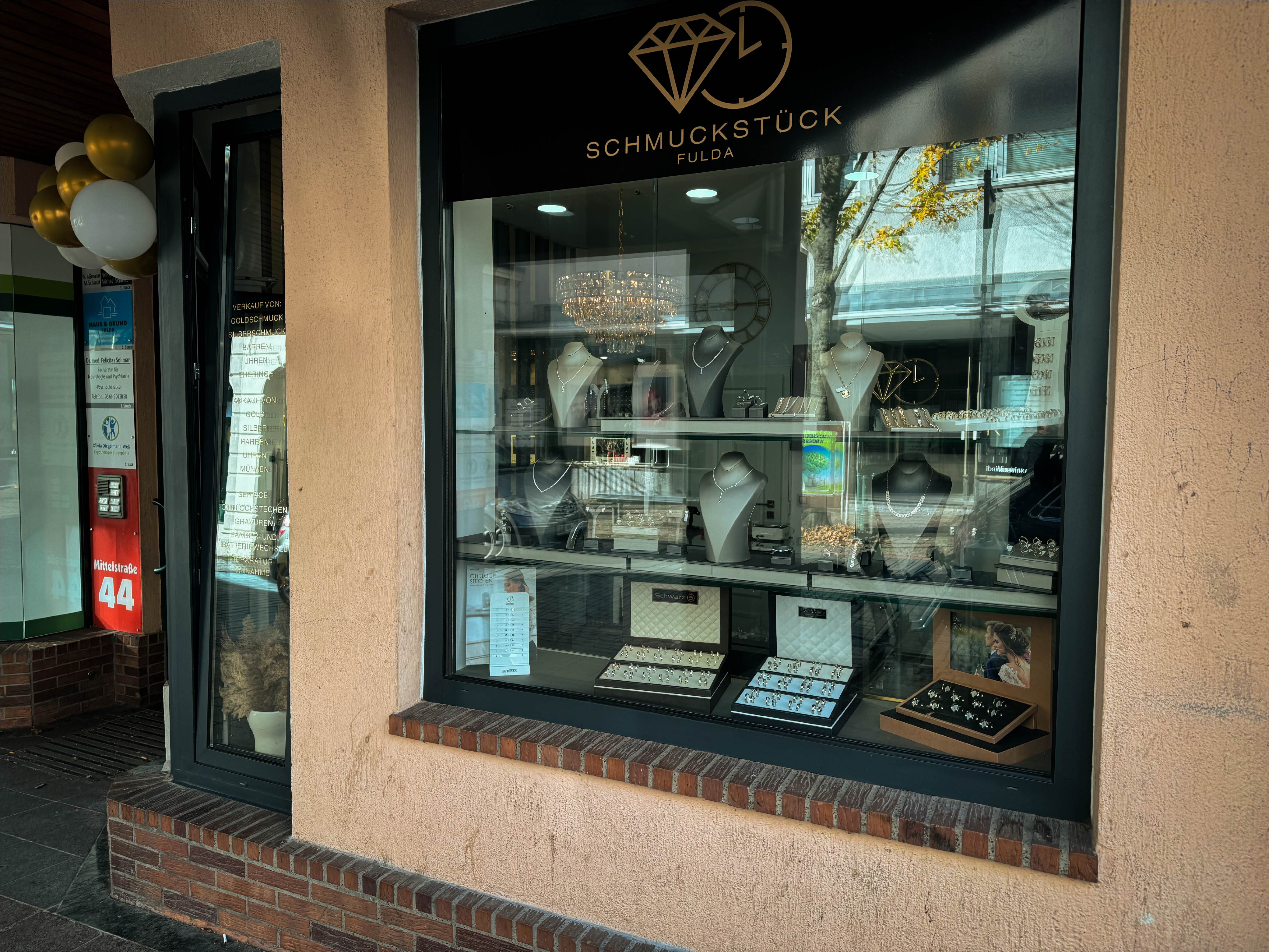 Schmuckstück Fulda - Vitrine.